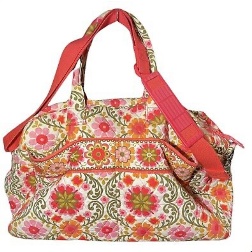 Vera Bradly floral Weekender Bag Tote (folkloric)